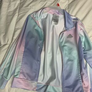Girls adidas zippered jacket